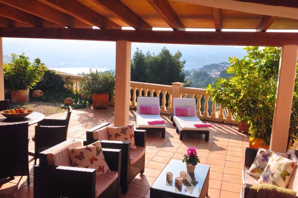 Apartamento Gran Terraza Privada Y Vistas Al Mar Puerto de Sóller Extérieur photo